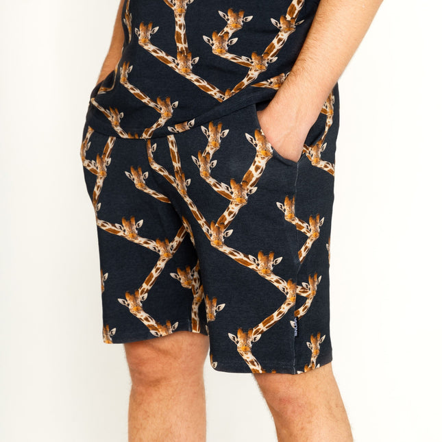 SNURK Giraffe Black Shorts Man