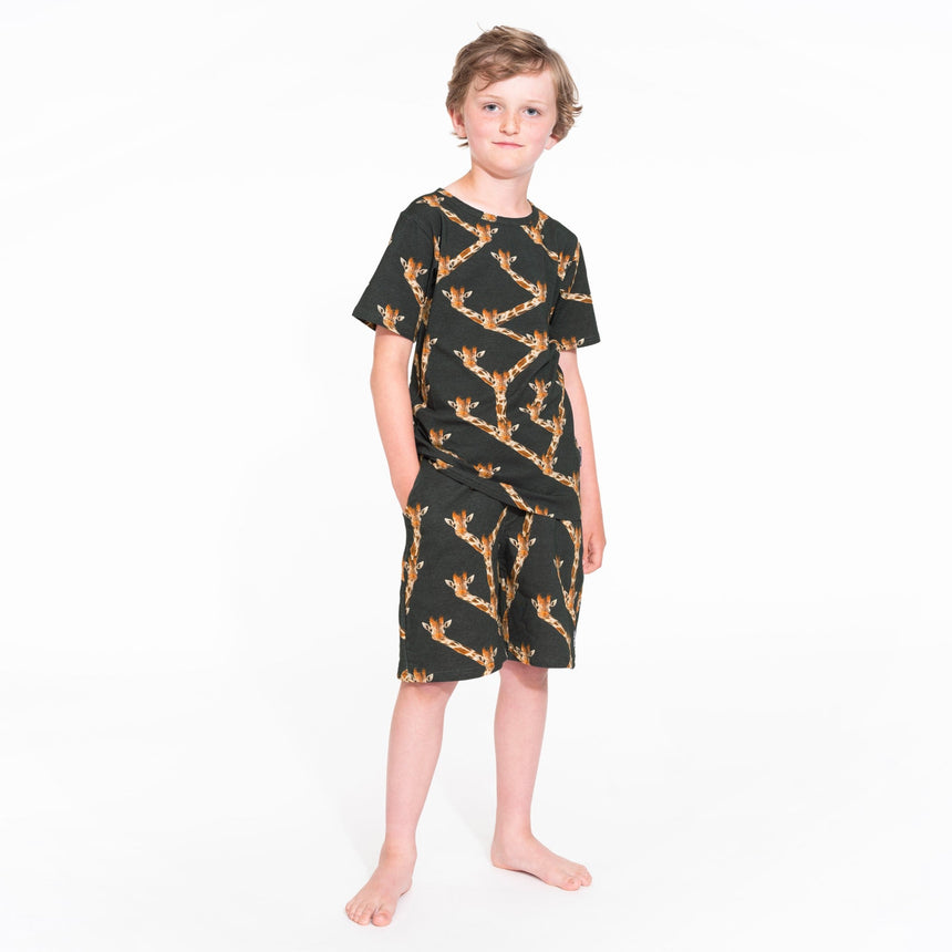 SNURK Giraffe Black T-shirt Kids