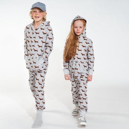 SNURK James Grey Onesie Kids