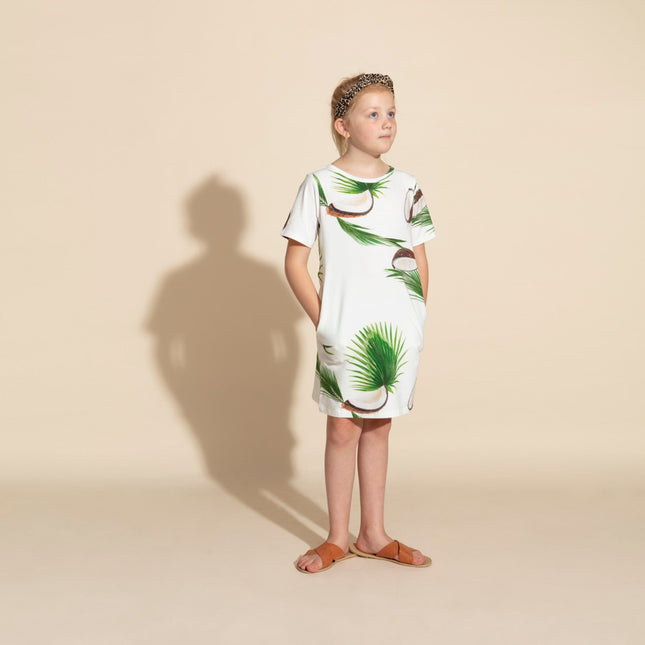 SNURK Kinder T-Shirt Dress Coconuts