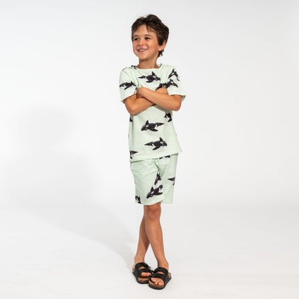 SNURK Orca Green Short Kids
