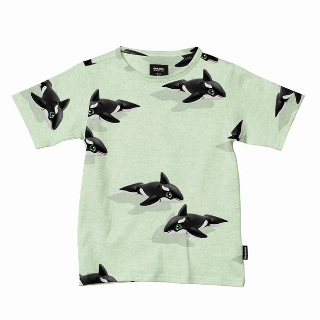 SNURK Orca Green T-shirt Kids