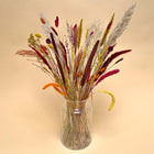 Dried Flowers Bouquet - Natural Red