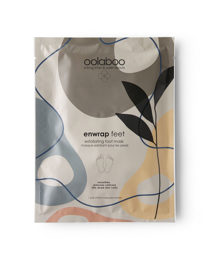 ENWRAP exfoliating foot mask 2 items (left-right)/16ml